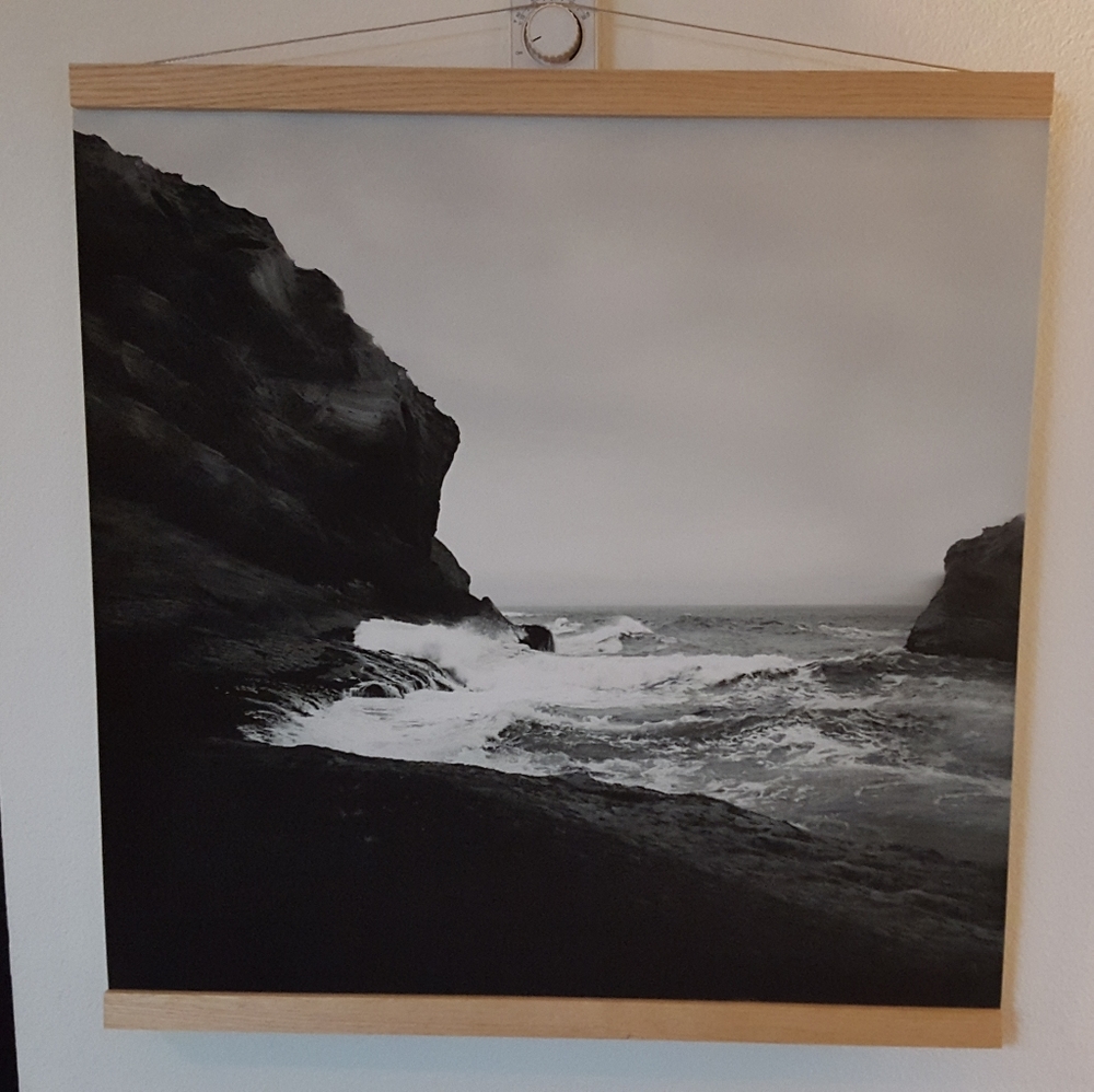 Art Print and hanger Leah Flores Ocean 1- 30x30